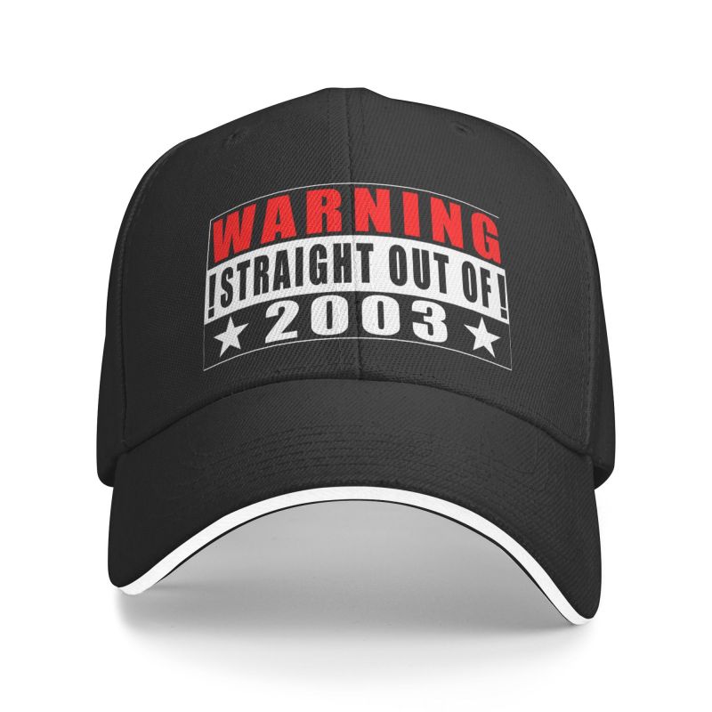 Personalized Warning Straight Out Of 2003 Baseball Cap for Unisex Women Adjustable Dad Hat Streetwear
Personalized Warning Straight Out Of 2003 Baseball Cap for Unisex Women Adjustable Dad Hat Streetwear