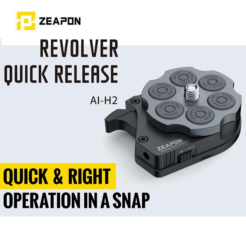 ZEAPON Al-H2 Revolver БЫСТРОРАЗЪЕМНАЯ пластина, базовая пластина, зажим, винтовое крепление для штатива, быстрая загрузка для DSLR-камеры, слайдер, видеокамера
ZEAPON Al-H2 Revolver БЫСТРОРАЗЪЕМНАЯ пластина, базовая пластина, зажим, винтовое крепление для штатива, быстрая загрузка для DSLR-камеры, слайдер, видеокамера