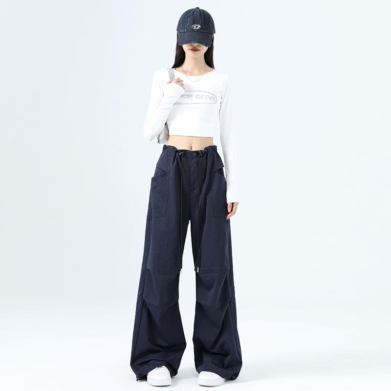 American Style Quick-Dry High-Waisted Women s Cargo Pants for Spring and Autumn XL (125-140 lbs) темно-синього кольору
American Style Quick-Dry High-Waisted Women s Cargo Pants for Spring and Autumn XL (125-140 lbs) темно-синього кольору