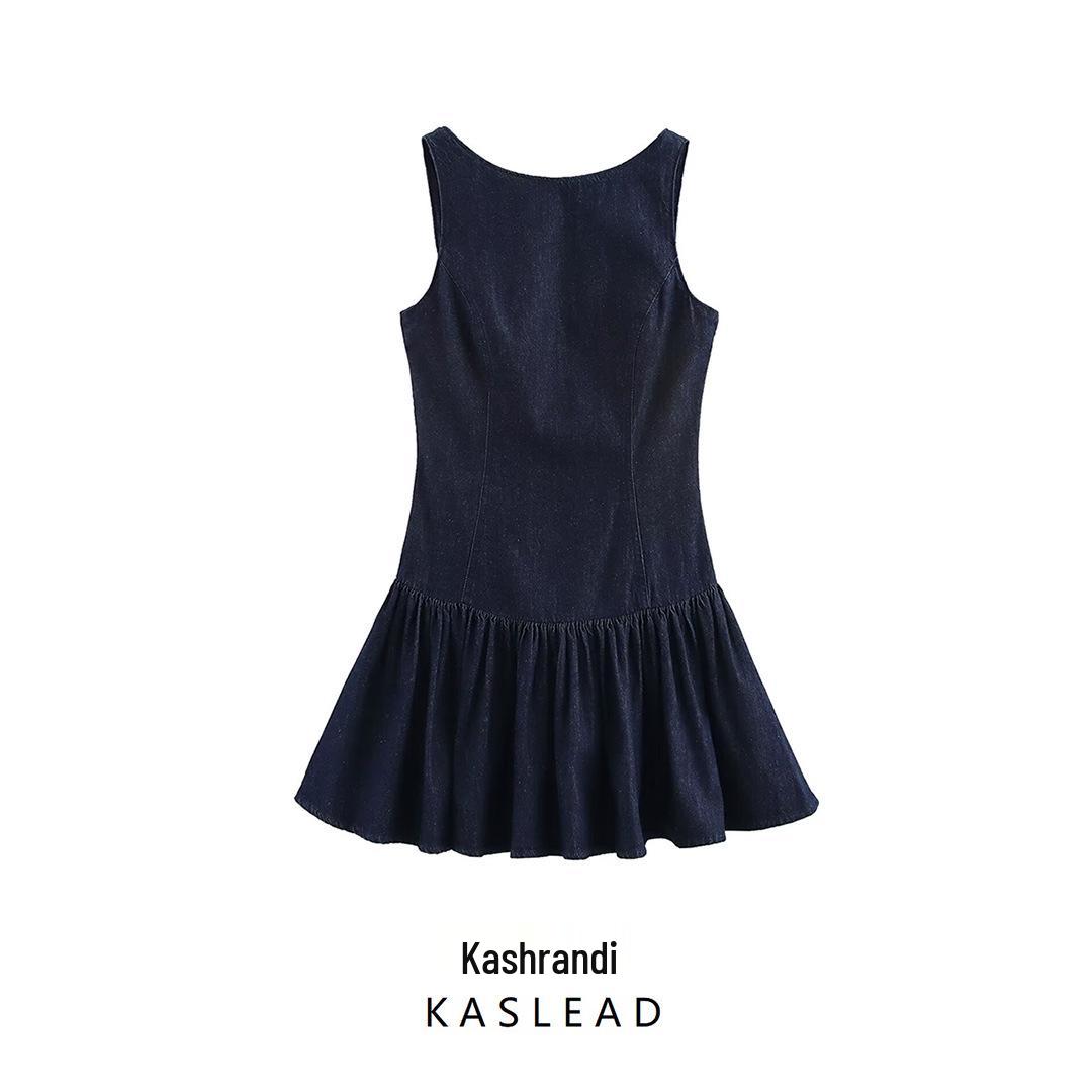 2025 Spring Women s Layered Denim Style Short Dress - European & American Fashion Small
2025 Spring Women s Layered Denim Style Short Dress - European & American Fashion Small