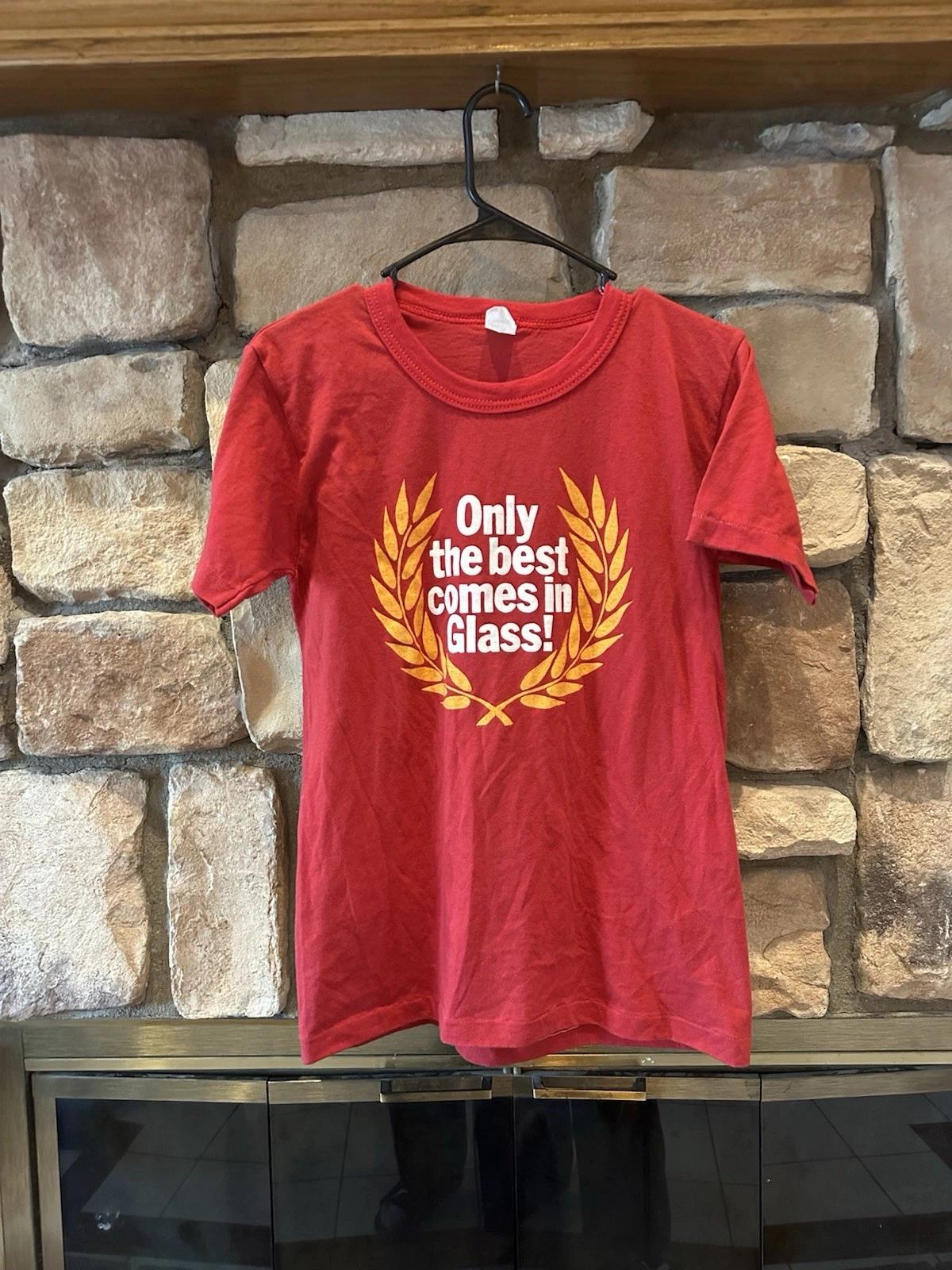 VTG 80s Coors Light Beer Only The Best Comes In Glass Single Stitch TShirt Men M 2XL
VTG 80s Coors Light Beer Only The Best Comes In Glass Single Stitch TShirt Men M 2XL