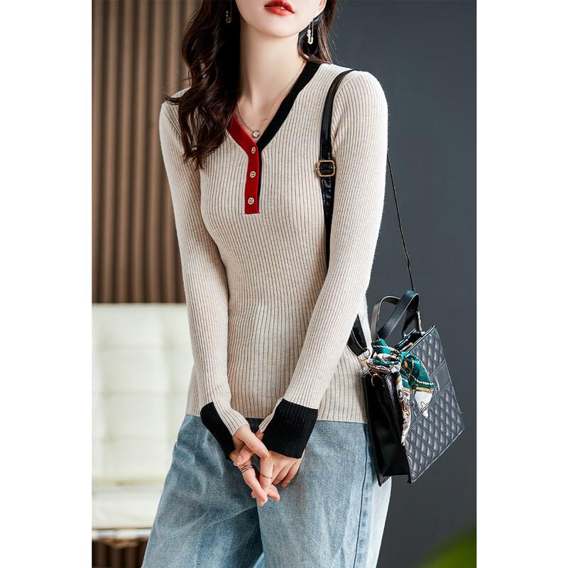 Firstview Women s V-Neck Long-Sleeve Knit Top One Size
Firstview Women s V-Neck Long-Sleeve Knit Top One Size
