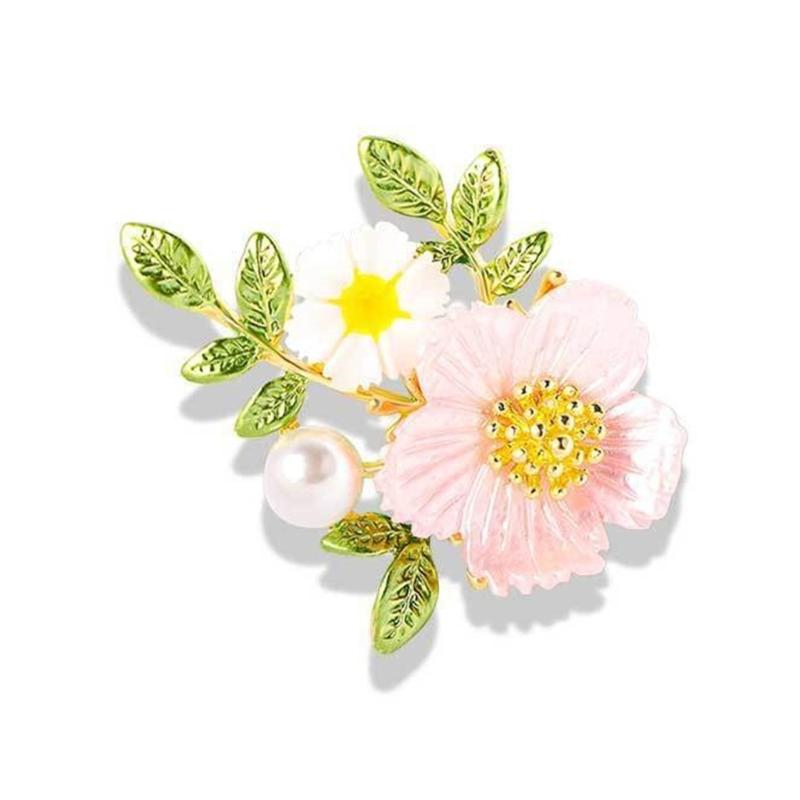 Floral Brooch With Crystal Pearls Embellishment Sparkling Crystal Daisy Flower Pin Trendy Women Accessories Jewelry рожевий
Floral Brooch With Crystal Pearls Embellishment Sparkling Crystal Daisy Flower Pin Trendy Women Accessories Jewelry рожевий