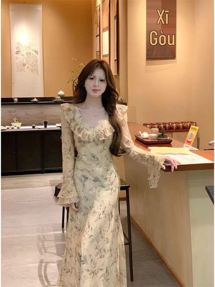Women s Retro Floral Bell Sleeve A-Line Dress, Slim Fit, Waist-Cinching, Pear Shape, Perfect for Spring/Autumn Extra Large светло-желтого
Women s Retro Floral Bell Sleeve A-Line Dress, Slim Fit, Waist-Cinching, Pear Shape, Perfect for Spring/Autumn Extra Large светло-желтого