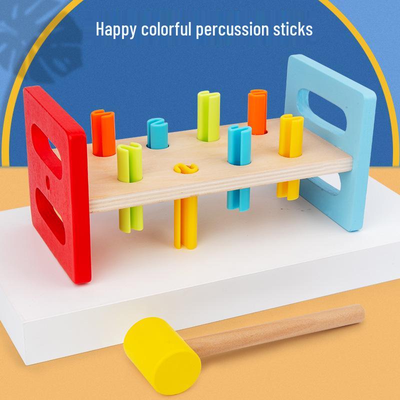 Montessori Wooden Rainbow Knocking Bench: Baby & Toddler Stacking Toy for Hands-on Learning
Montessori Wooden Rainbow Knocking Bench: Baby & Toddler Stacking Toy for Hands-on Learning