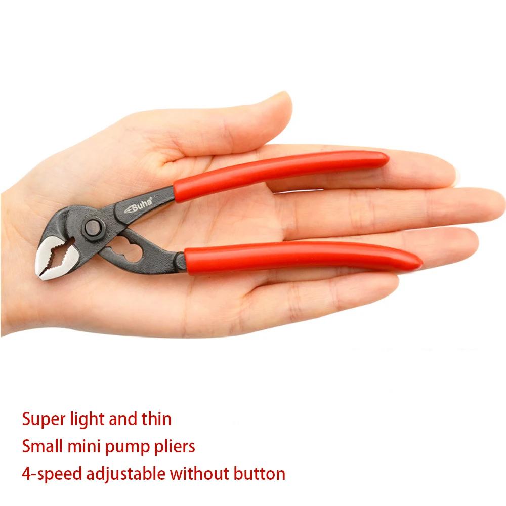 Ultra-Thin 5/6 Inch Multifunctional Mini Pump Clamp Small Pipe Pliers Crescent Wrench No Button 4-Stop Spanner Tool
Ultra-Thin 5/6 Inch Multifunctional Mini Pump Clamp Small Pipe Pliers Crescent Wrench No Button 4-Stop Spanner Tool