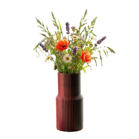 3D Printed Vase Straight Shape Flower Vase Decorative Flower Container for Roses Tulips Dried Fresh Flowers Vertical Pattern Decorative Vase for Home
3D Printed Vase Straight Shape Flower Vase Decorative Flower Container for Roses Tulips Dried Fresh Flowers Vertical Pattern Decorative Vase for Home