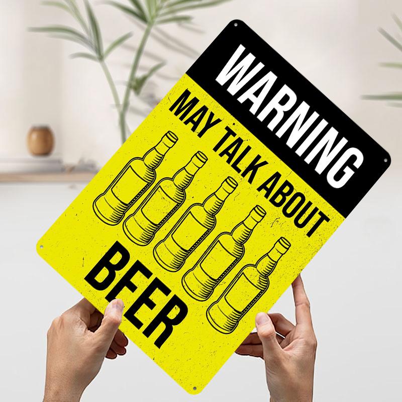 WARNING BEER BOTTLES Poster Customized Wall Art Vintage Metal Signs Retro Tin Plaque for Man Cave Home Decor Living Room Items 7.9x11.8In(20x30cm)
WARNING BEER BOTTLES Poster Customized Wall Art Vintage Metal Signs Retro Tin Plaque for Man Cave Home Decor Living Room Items 7.9x11.8In(20x30cm)