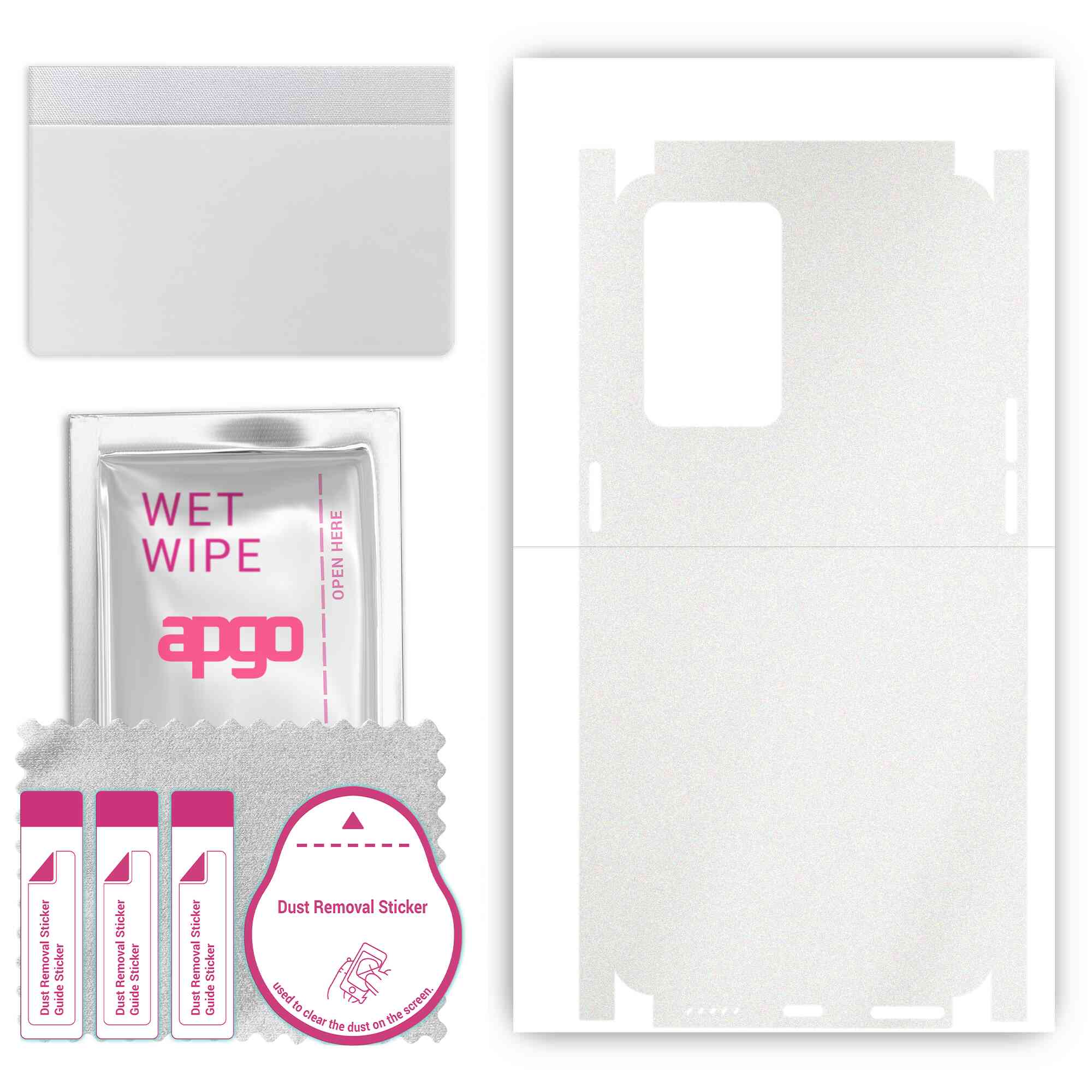 apgo Protective Skin Sticker for the back+sides compatible with Oppo Reno7 PRO, Full Wrap Film, Foil, Vinyl - Pattern Matte Transparent
apgo Protective Skin Sticker for the back+sides compatible with Oppo Reno7 PRO, Full Wrap Film, Foil, Vinyl - Pattern Matte Transparent