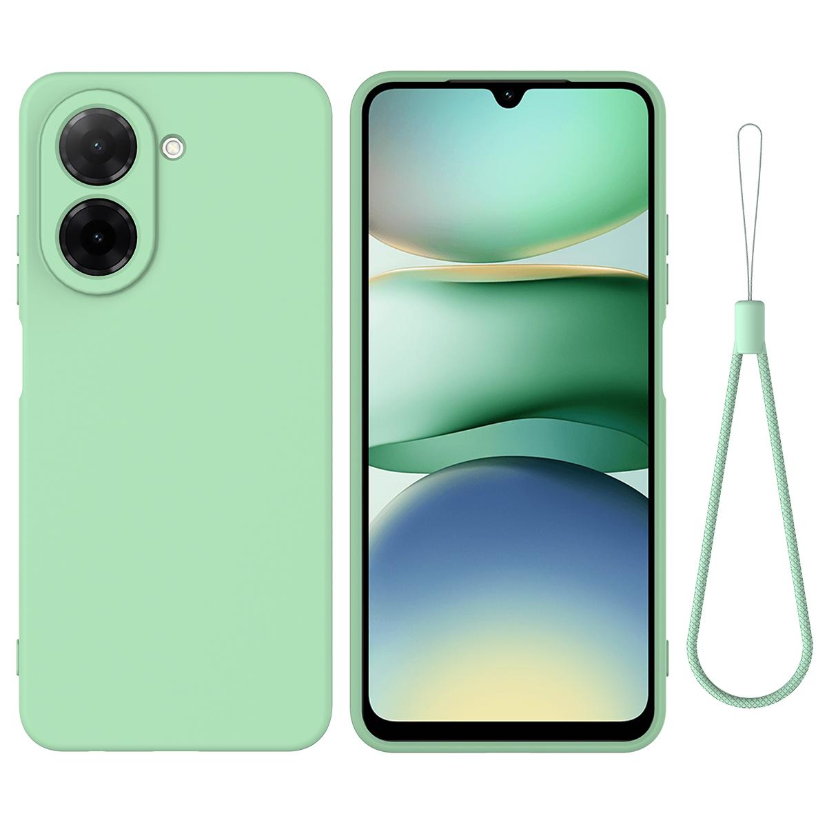 For Xiaomi Redmi A5 NFC (EU) (173.45mm) Liquid Silicone Case Phone Back Cover with Hand Strap Green
For Xiaomi Redmi A5 NFC (EU) (173.45mm) Liquid Silicone Case Phone Back Cover with Hand Strap Green