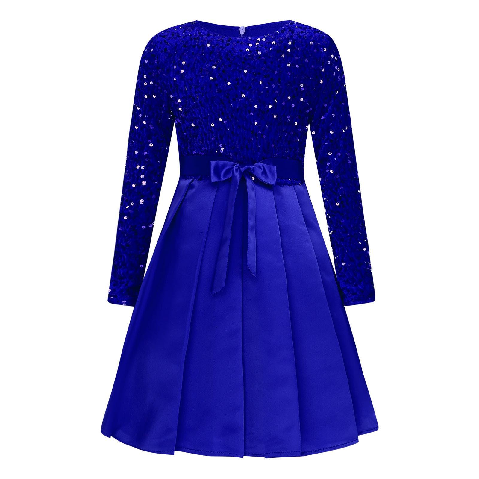 Дівчаче Різдвяне Блискуче Плаття з Паєтками для Вечірки Круглий Комір Довгий Рукав Висока Талія Довжина до Коліна Пояс Плісоване Формальне Плаття для Заходу 5-6 Years
Дівчаче Різдвяне Блискуче Плаття з Паєтками для Вечірки Круглий Комір Довгий Рукав Висока Талія Довжина до Коліна Пояс Плісоване Формальне Плаття для Заходу 5-6 Years