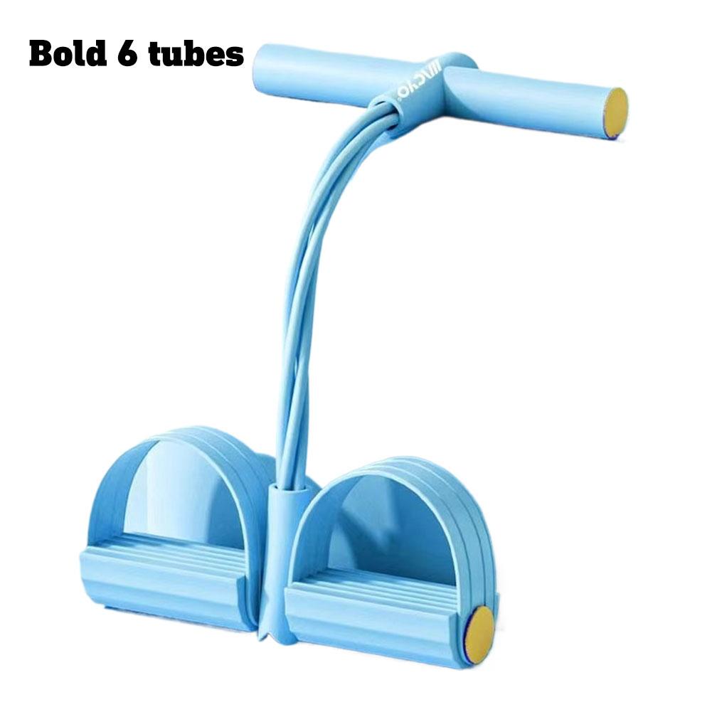 4/6 Tube Pedal Tensioner Multi-Functional Household Fitness Equipment Yoga Abdominal Strengthening Elastic Band Tension Rope
4/6 Tube Pedal Tensioner Multi-Functional Household Fitness Equipment Yoga Abdominal Strengthening Elastic Band Tension Rope