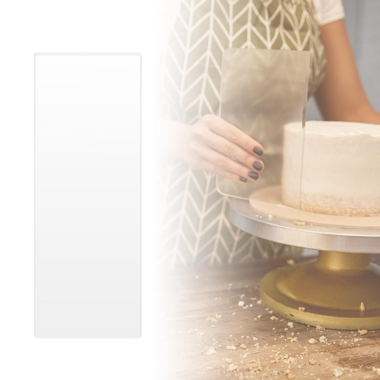 Акриловый инструмент для скребка для торта, разглаживатель глазури, гибкий резак для выпечки хлеба 30.5x12.7x0.2cm
Акриловый инструмент для скребка для торта, разглаживатель глазури, гибкий резак для выпечки хлеба 30.5x12.7x0.2cm