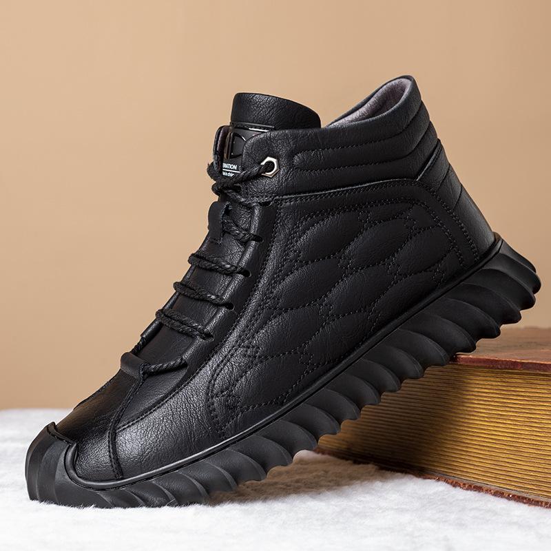 Men s cotton shoes men s trendy velvet winter warm casual men s shoes leather wool snow boots middle-aged and elderly dad shoes 38
Men s cotton shoes men s trendy velvet winter warm casual men s shoes leather wool snow boots middle-aged and elderly dad shoes 38