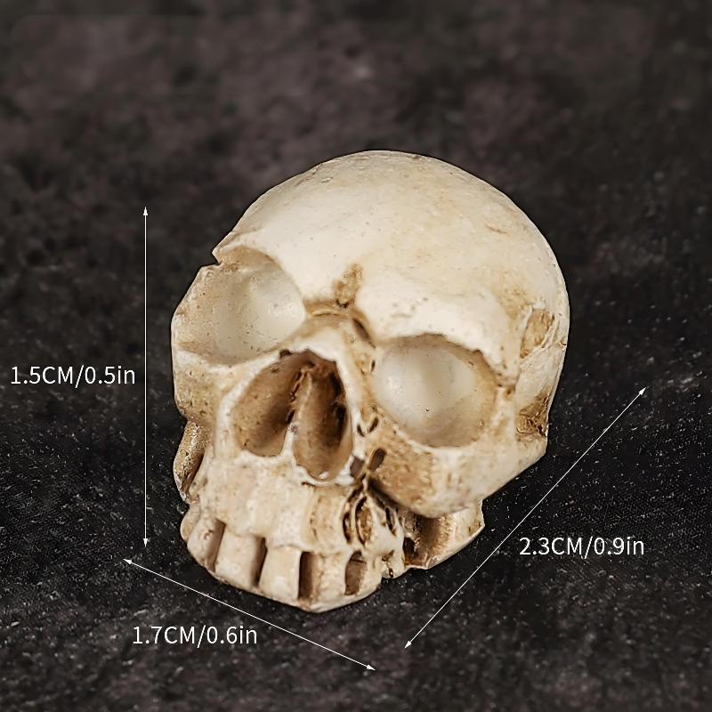 Halloween Skull Ornaments Holiday Party Script-killing Atmosphere Decorations Simulation Micro-landscape Skull Ornaments
Halloween Skull Ornaments Holiday Party Script-killing Atmosphere Decorations Simulation Micro-landscape Skull Ornaments
