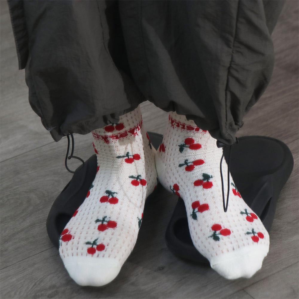 Hollow Out Cherry Short Socks Letter Summer Tube Socks Soft Mesh Ankle Socks Lady белый
Hollow Out Cherry Short Socks Letter Summer Tube Socks Soft Mesh Ankle Socks Lady белый