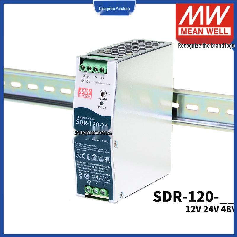 Mean Well SDR-120 12/24/48V Slim DIN Rail 120W Power Supply 24V
Mean Well SDR-120 12/24/48V Slim DIN Rail 120W Power Supply 24V