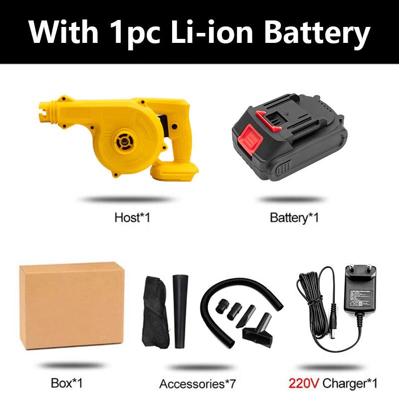 HiLDA Cordless Lithium Blower CN plug (adapter included)
HiLDA Cordless Lithium Blower CN plug (adapter included)