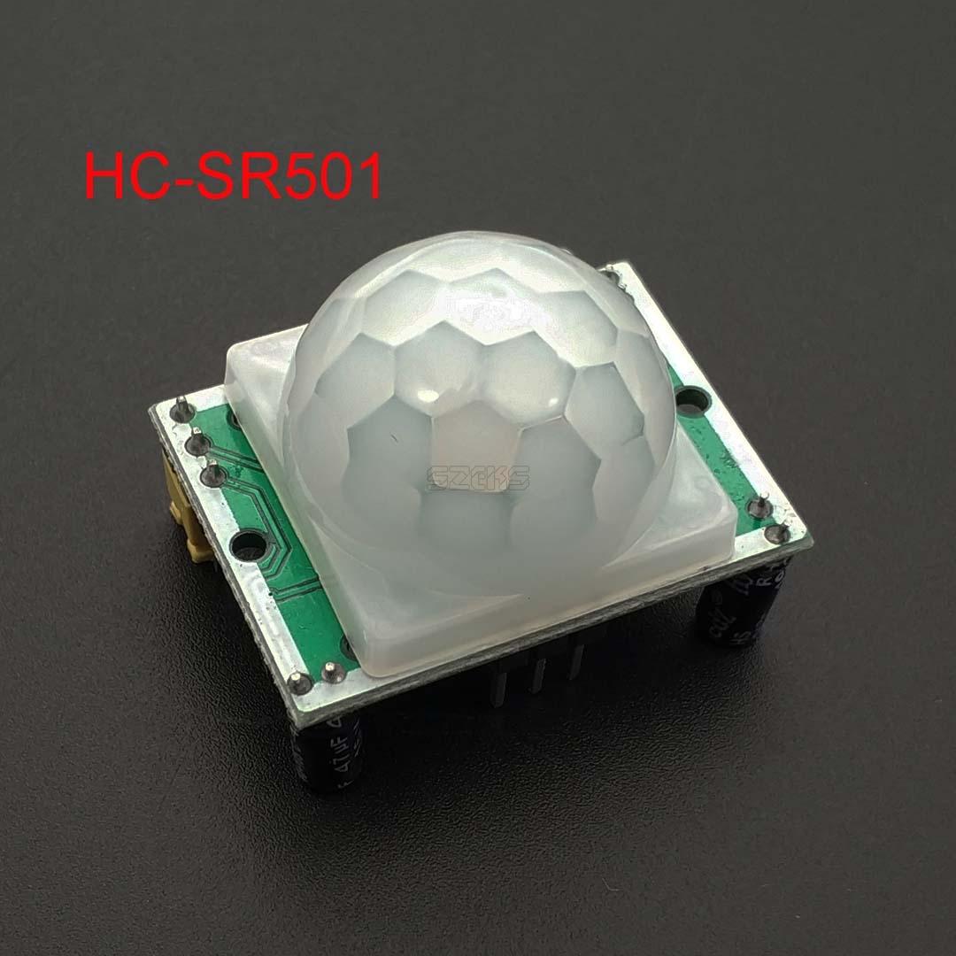 HC-SR501 Adjust IR Pyroelectric Infrared PIR Motion Sensor Detector Module for Arduino for Raspberry Pi Kits HC-SR501
HC-SR501 Adjust IR Pyroelectric Infrared PIR Motion Sensor Detector Module for Arduino for Raspberry Pi Kits HC-SR501