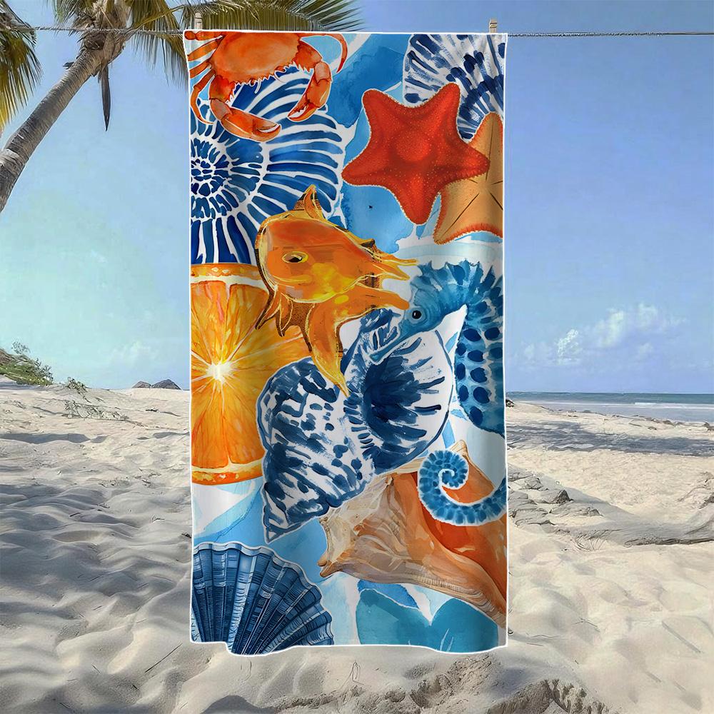 Vibrant Underwater World Beach Towel, Soft Quick-Drying, Perfect For Portable Outdoor Travel, Swimming, Camping And Summer Beach W30*H60(CM)
Vibrant Underwater World Beach Towel, Soft Quick-Drying, Perfect For Portable Outdoor Travel, Swimming, Camping And Summer Beach W30*H60(CM)