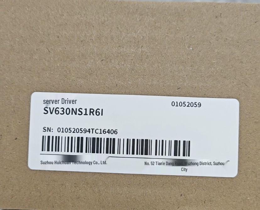 HuiChuan SV630NS1R6I Servo Drive - Genuine and In Stock Xi Meng You
HuiChuan SV630NS1R6I Servo Drive - Genuine and In Stock Xi Meng You