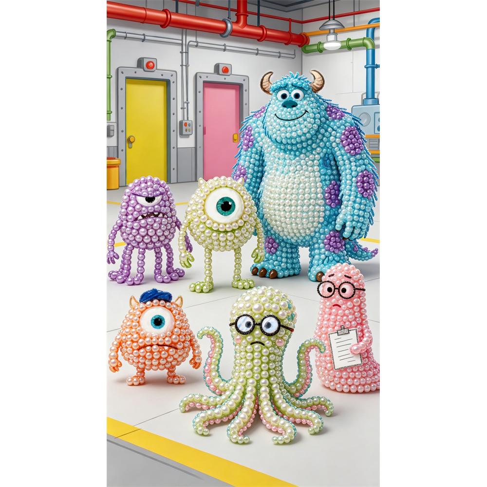 Disney Pearl Painting Monsters, Inc. DIY Pearl Art Painting Pearl Gem Painting Pictures Crafts Special Shape Home Wall Decoration 30x40
Disney Pearl Painting Monsters, Inc. DIY Pearl Art Painting Pearl Gem Painting Pictures Crafts Special Shape Home Wall Decoration 30x40