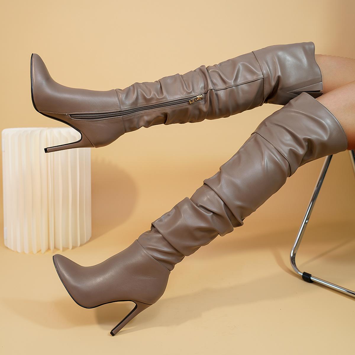 Side Zipper Women s Boots Tall Sexy Thin Heel High Heel Long Over Knee Boots Skinny Leather Knight Boots 36 чёрный
Side Zipper Women s Boots Tall Sexy Thin Heel High Heel Long Over Knee Boots Skinny Leather Knight Boots 36 чёрный