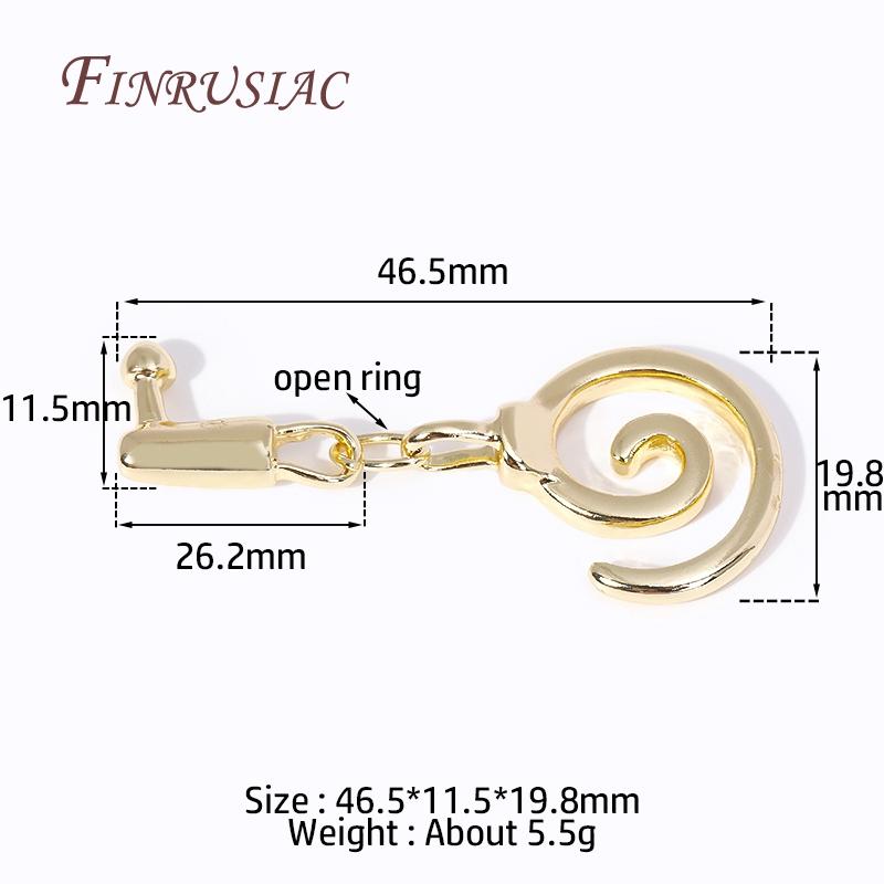 18K Gold Plated Spiral Shape OT Clasps For DIY Bracelet Necklace Components,Brass End Beads Toggle Clasps Supplies For Jewelry 2 Pieces
18K Gold Plated Spiral Shape OT Clasps For DIY Bracelet Necklace Components,Brass End Beads Toggle Clasps Supplies For Jewelry 2 Pieces