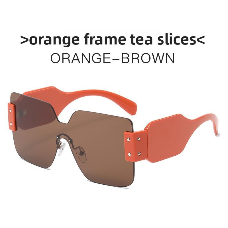 Modern Black Frame Unisex Sunglasses With Polycarbonate Lenses For Outdoor Activities And Fashion Orange
Modern Black Frame Unisex Sunglasses With Polycarbonate Lenses For Outdoor Activities And Fashion Orange