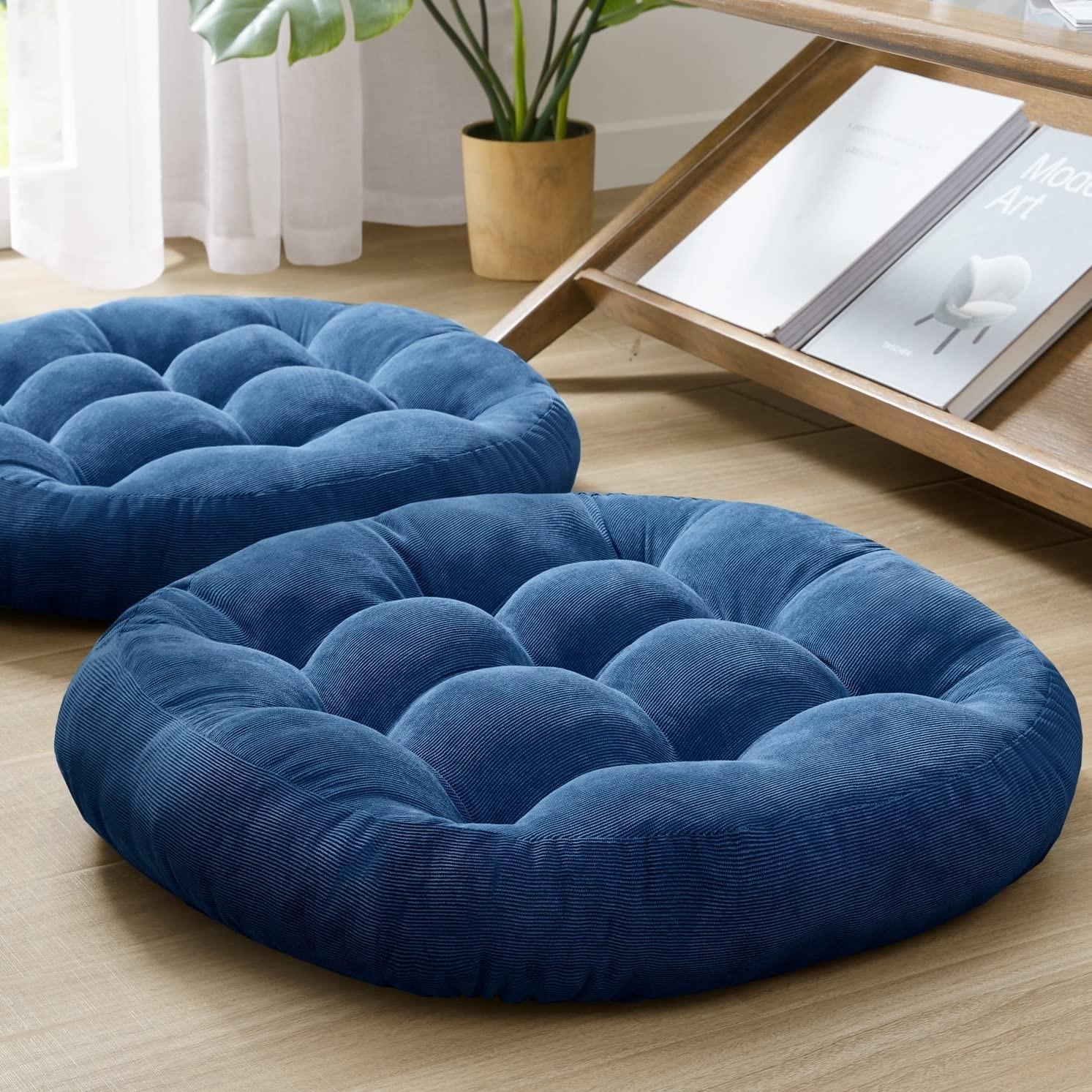 @ Velvet Round Floor Cushions Navy Blue Set of 2 For Unisex 1265Gm Zr-7054-60%Off
@ Velvet Round Floor Cushions Navy Blue Set of 2 For Unisex 1265Gm Zr-7054-60%Off