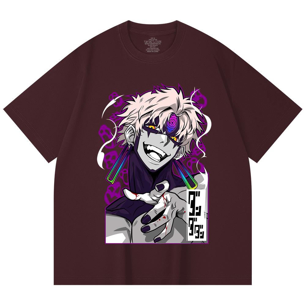 230 Gsm 100% Cotton Dandadan V36 Jiji Print Unisex Heavy Cotton T Shirt 2XL вина червоного кольору
230 Gsm 100% Cotton Dandadan V36 Jiji Print Unisex Heavy Cotton T Shirt 2XL вина червоного кольору
