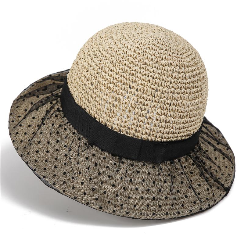 French Style Foreign Wave Dot Mesh Hollow Bucket Hat Sun Hat Children Summer Straw Hat Basin Hat Vacation Travel Bucket Hat M(56-58cm) бежевий
French Style Foreign Wave Dot Mesh Hollow Bucket Hat Sun Hat Children Summer Straw Hat Basin Hat Vacation Travel Bucket Hat M(56-58cm) бежевий
