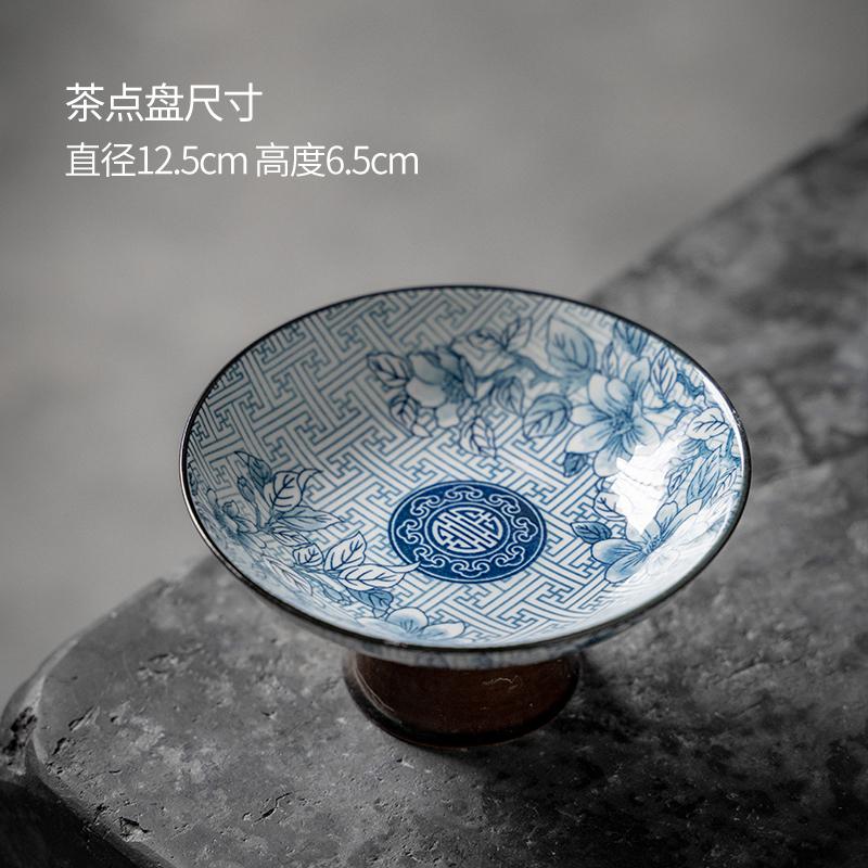 fruit platter Blue white Ceramic high footed tea room tea tray Dried fruit platter Chinese Zen Dim sum dish Snack supply plate
fruit platter Blue white Ceramic high footed tea room tea tray Dried fruit platter Chinese Zen Dim sum dish Snack supply plate
