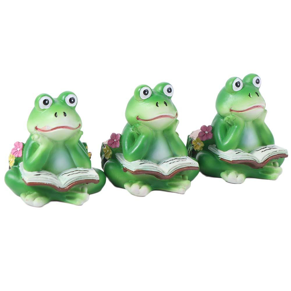 3pcs Cartoon Frog Potted Mat Resin Crafts Frog Bonsai Ornaments Animal Statue Plant Pot 3pcs
3pcs Cartoon Frog Potted Mat Resin Crafts Frog Bonsai Ornaments Animal Statue Plant Pot 3pcs