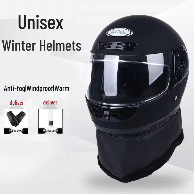 Unisex All-Season Full-Face Electric Vehicle Helmet: Cold Protection, Anti-Fog, Warmth, Full Coverage, Half Helmet Options Available. Custom Size
Unisex All-Season Full-Face Electric Vehicle Helmet: Cold Protection, Anti-Fog, Warmth, Full Coverage, Half Helmet Options Available. Custom Size