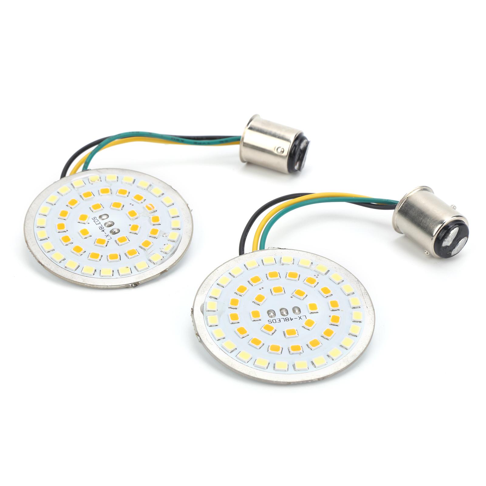 2pcs Motorcycle LED Turn Signal Indicator White Amber Light High Brightness Fit for Touring
2pcs Motorcycle LED Turn Signal Indicator White Amber Light High Brightness Fit for Touring
