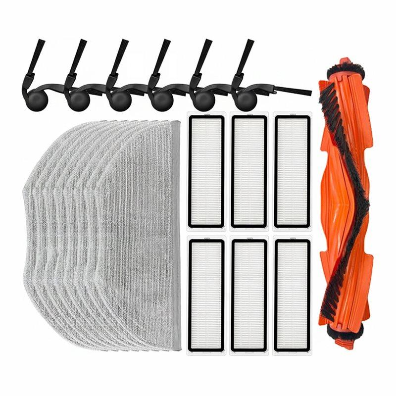 A78E-For Xiaomi Robot Vacuum S40/For OV81 Replacement Parts- Main Brush, Side Brush, HEPA Filter, Mop Cloth Accessories
A78E-For Xiaomi Robot Vacuum S40/For OV81 Replacement Parts- Main Brush, Side Brush, HEPA Filter, Mop Cloth Accessories