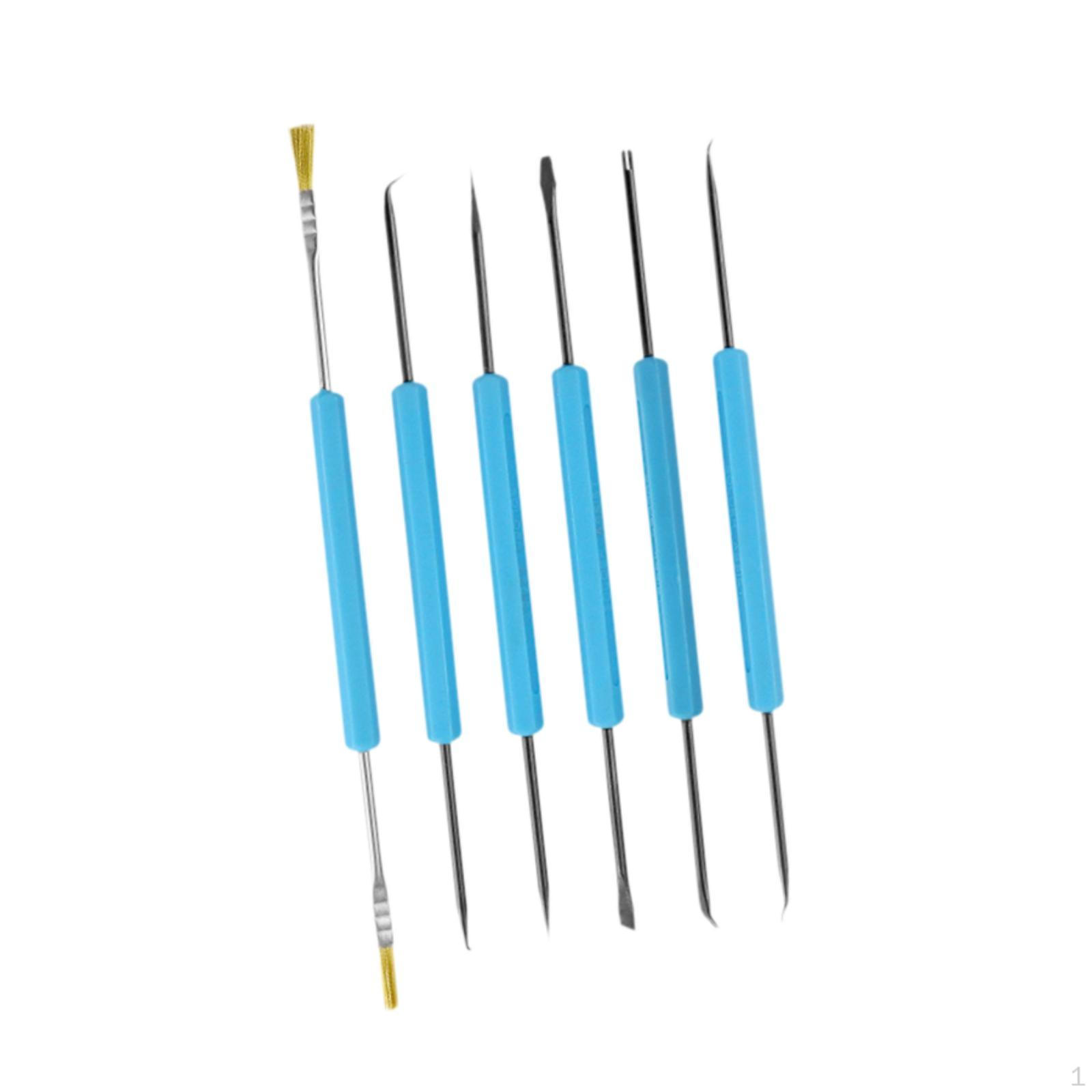 6x Brass Brush Soldering Repair Double Sided for Electronic Components
6x Brass Brush Soldering Repair Double Sided for Electronic Components