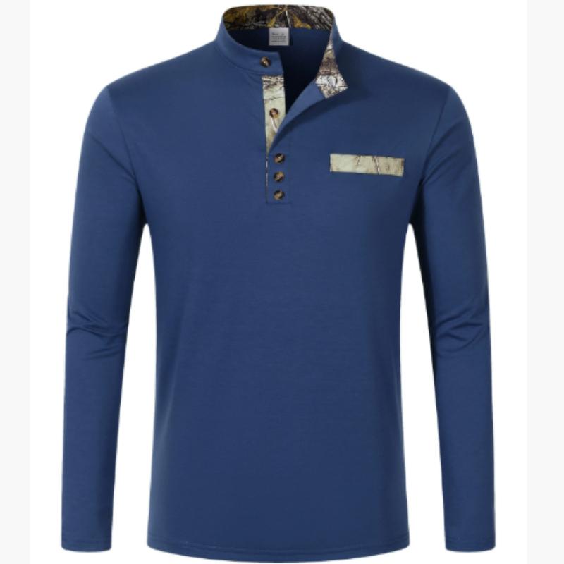 Мужская весенне-осенняя мужская рубашка со стойкой воротником, повседневная спортивная рубашка-хенли с длинным рукавом XL темно-синий
Мужская весенне-осенняя мужская рубашка со стойкой воротником, повседневная спортивная рубашка-хенли с длинным рукавом XL темно-синий