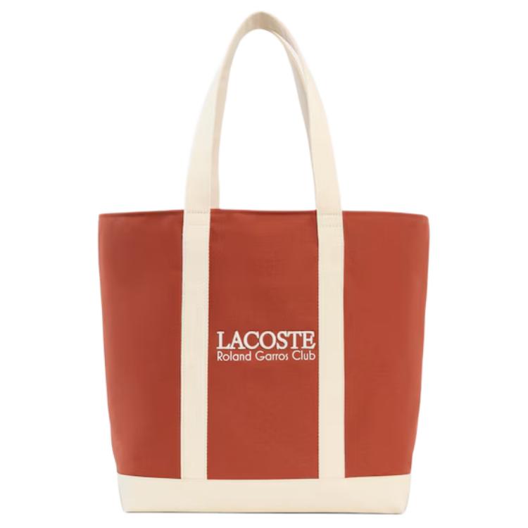 Lacoste Roland Garros Logo Color Block Cotton Tote Bag Women tote bags Orange Cream NF5305RG-T43 Orange & Red & Beige & White
Lacoste Roland Garros Logo Color Block Cotton Tote Bag Women tote bags Orange Cream NF5305RG-T43 Orange & Red & Beige & White