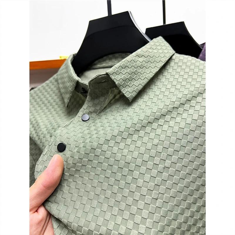 Men s Luxury and Fashionable Waffle Short Sleeve Polo Shirt, Lapel, Ice Silk, Breathable, Casual, Summer, New, High-End M зелёный
Men s Luxury and Fashionable Waffle Short Sleeve Polo Shirt, Lapel, Ice Silk, Breathable, Casual, Summer, New, High-End M зелёный