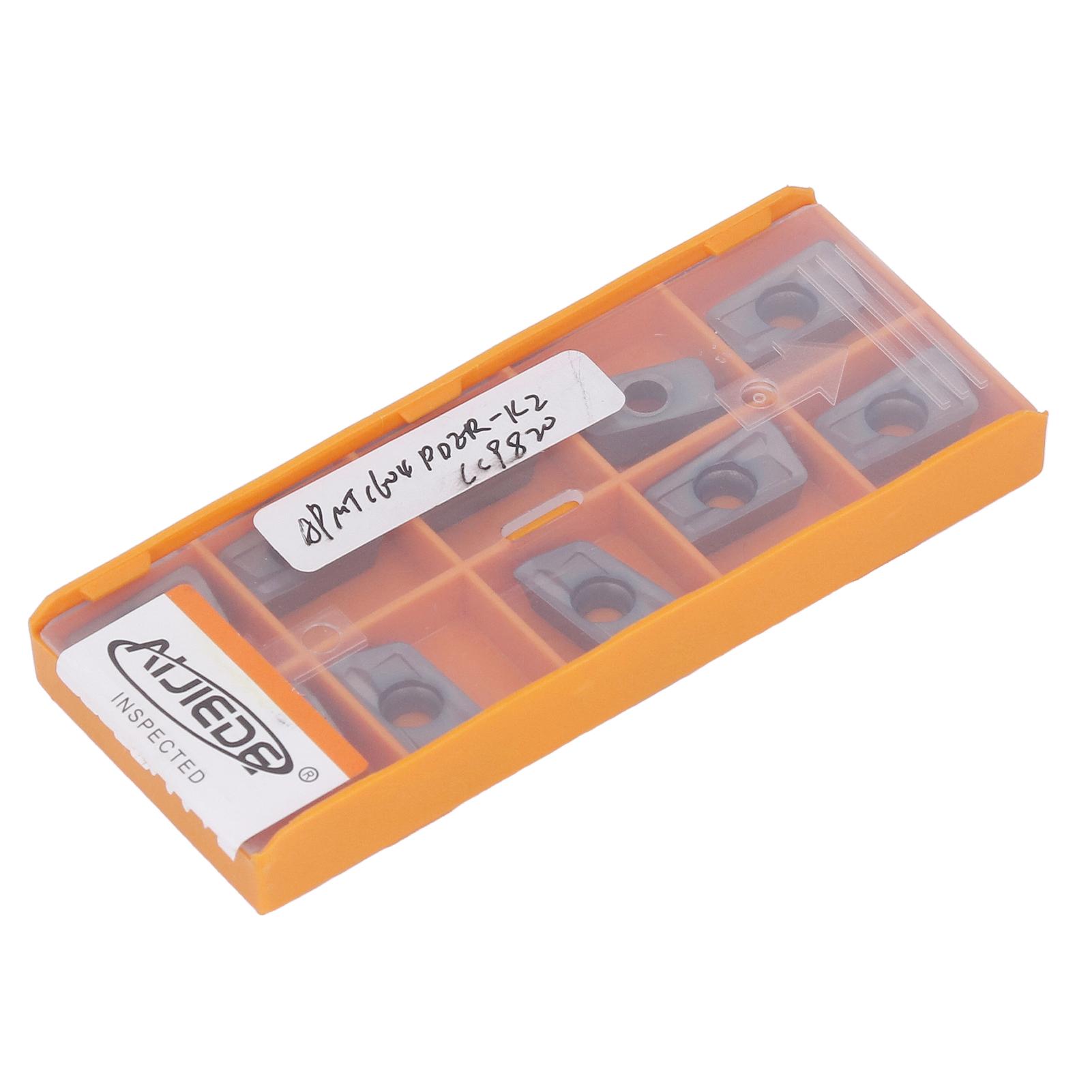 10 Pcs Carbide Turning Inserts Tin Plated CNC Milling Cutter Wear Resistant Fast Cutting Speed
10 Pcs Carbide Turning Inserts Tin Plated CNC Milling Cutter Wear Resistant Fast Cutting Speed