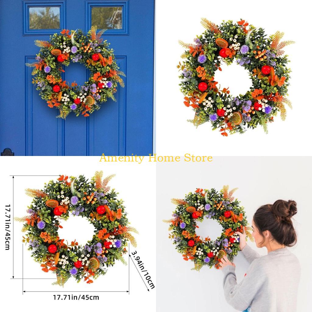 F26C Summer Wreath Artificial Spring Wreath with Fruit for Front Door Wedding Party Fastival Indoor and Outdoor Decorations China Mainland
F26C Summer Wreath Artificial Spring Wreath with Fruit for Front Door Wedding Party Fastival Indoor and Outdoor Decorations China Mainland