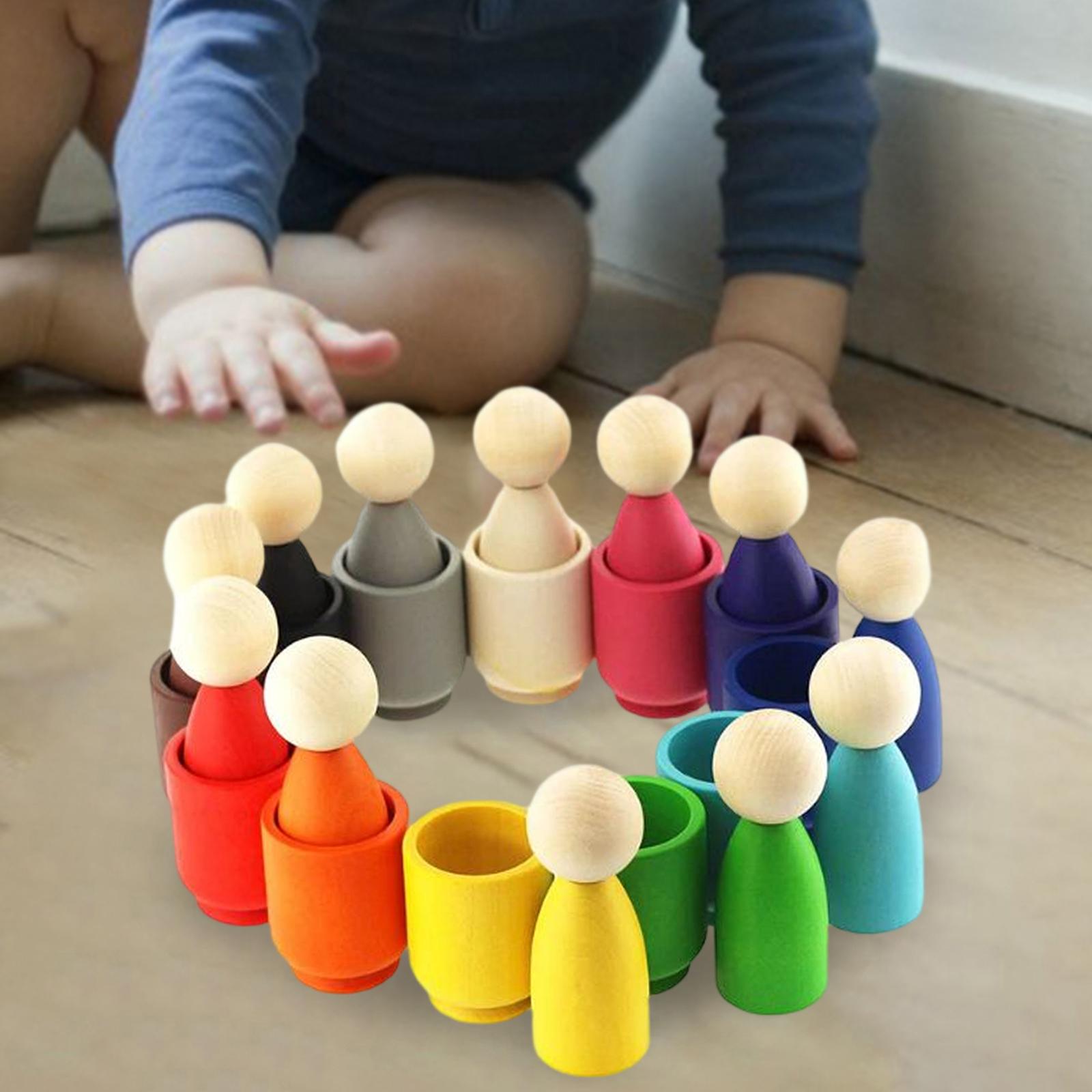 Rainbow Balls in cups Montessori Toy, Baby Wooden Stacking Toy, Sensory Toy for Colour Sorting and Counting
Rainbow Balls in cups Montessori Toy, Baby Wooden Stacking Toy, Sensory Toy for Colour Sorting and Counting