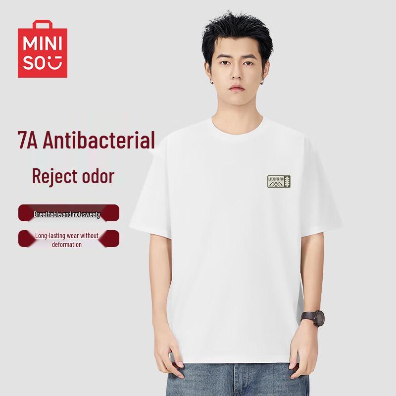 MINISO Men s 7A Antibacterial Breathable T-Shirt 3XL
MINISO Men s 7A Antibacterial Breathable T-Shirt 3XL