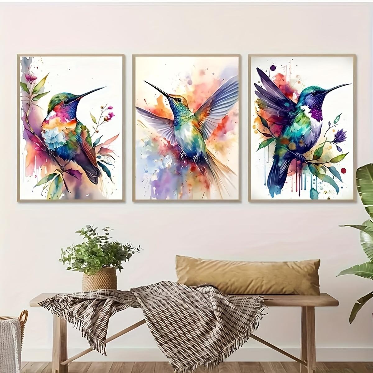 Bohemian style hummingbird canvas art prints set of 3, watercolor bird wall decor, unframed modern abstract artwork for living r 20x30cm-3pcs
Bohemian style hummingbird canvas art prints set of 3, watercolor bird wall decor, unframed modern abstract artwork for living r 20x30cm-3pcs