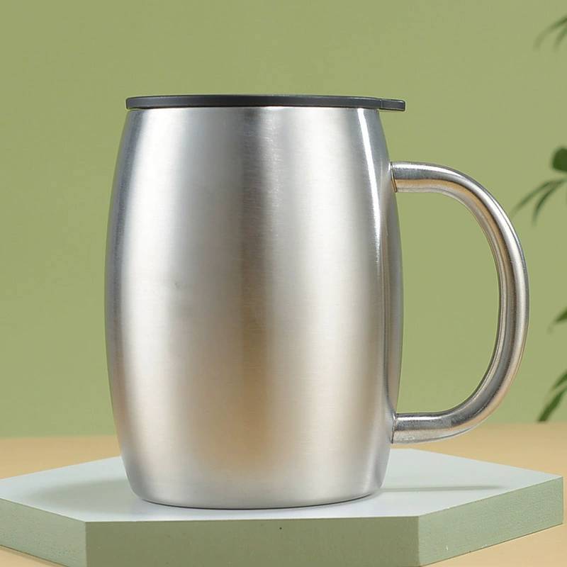 Modern 304 Stainless Steel Double Wall Insulated Coffee Cup With Handle For Travel серебряный
Modern 304 Stainless Steel Double Wall Insulated Coffee Cup With Handle For Travel серебряный