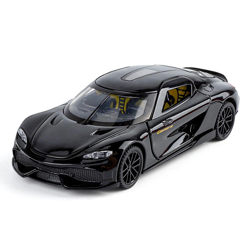 Масштаб 1/32 Koenigsegg Gemera GT Суперкар Сплав Литая модель Звук и свет Двойные двери Игрушка Детская развивающая игрушка Декоративное украшение чёрный
Масштаб 1/32 Koenigsegg Gemera GT Суперкар Сплав Литая модель Звук и свет Двойные двери Игрушка Детская развивающая игрушка Декоративное украшение чёрный