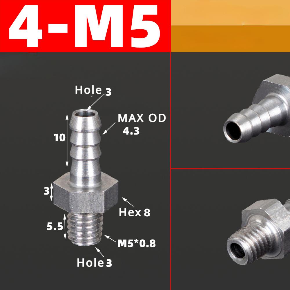 M3 M4 M5 M6 M8 M10 M12 M14 M16 Metric Male To 3 4 5 6 8 10 12 mm Hose Barb Nipple 304 Stainless Steel Pipe Fitting Air Water Gas
M3 M4 M5 M6 M8 M10 M12 M14 M16 Metric Male To 3 4 5 6 8 10 12 mm Hose Barb Nipple 304 Stainless Steel Pipe Fitting Air Water Gas