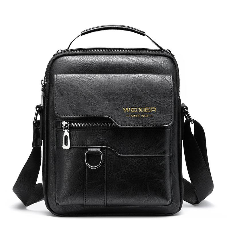 New trendy men s bag shoulder bag business leisure bag men s messenger bag texture small backpack чорний
New trendy men s bag shoulder bag business leisure bag men s messenger bag texture small backpack чорний